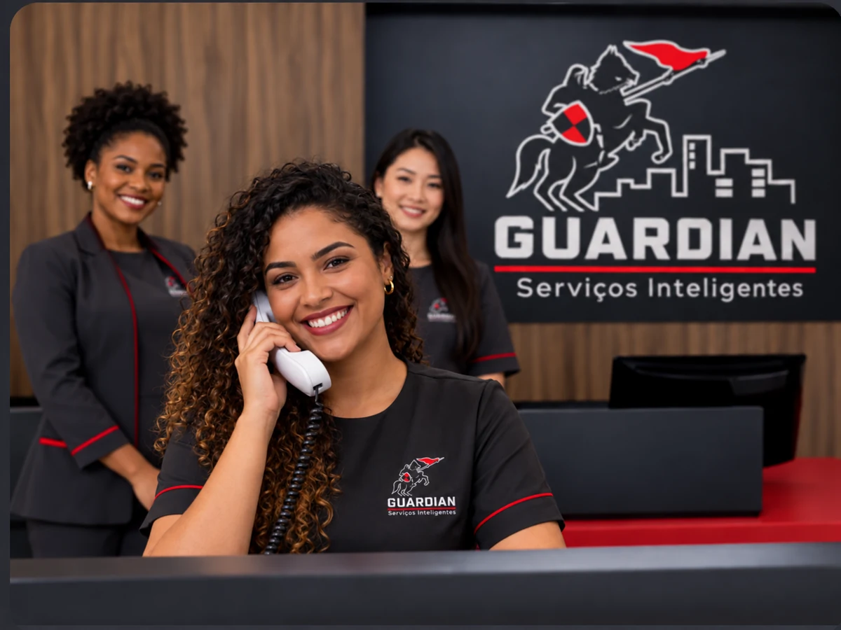 Equipe da Guardian no atendimento ao cliente